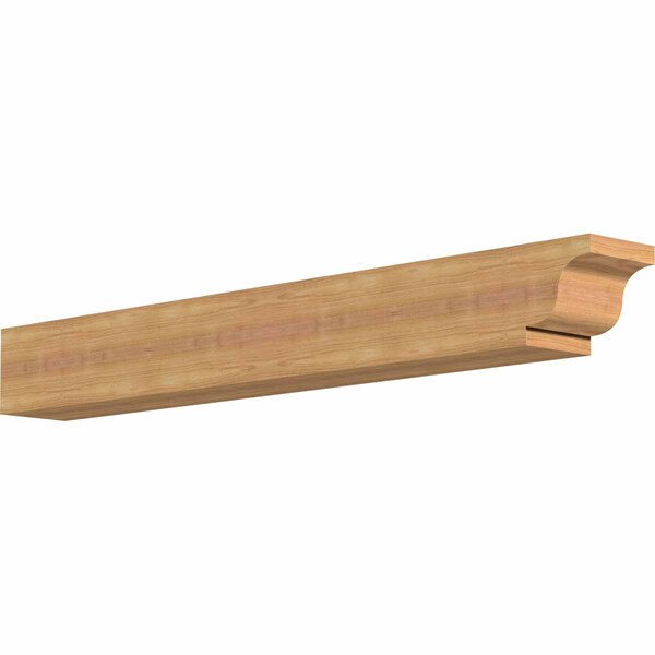 Ekena Millwork Newport Smooth Rafter Tail, Western Red Cedar, 5 1/2"W x 6"H x 48"L RFT06X06X48NEW00SWR - main